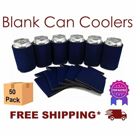 LOGO CHAIR Plain Navy Slim Coozie 001-782-NVY